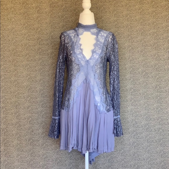 💫✨Free People Secret Origins Pieced Lace Tunic✨💫 - Picture 1 of 5
